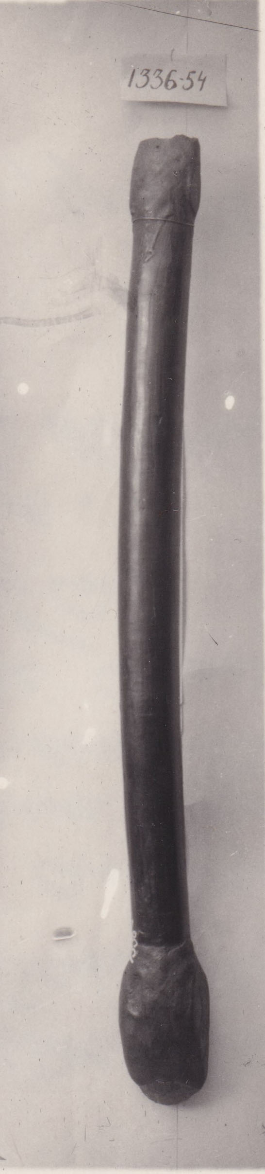 Chisel on wooden haft