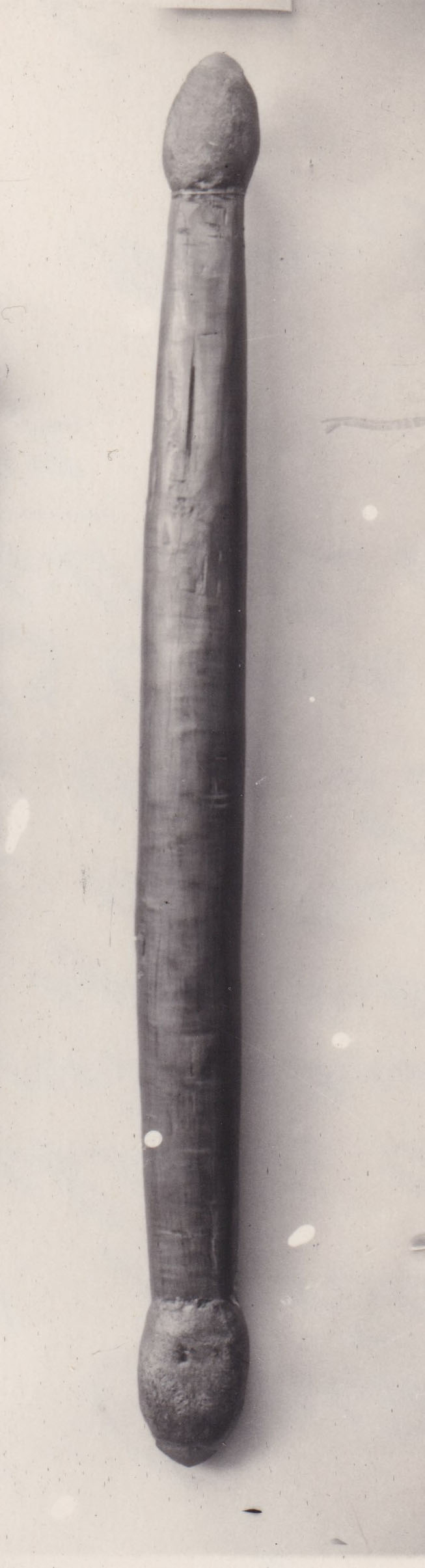 Chisel on wooden haft